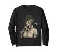 Golf Life Skeleton Lover Dark Feminine Golfing Long Sleeve T-Shirt