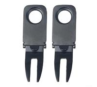 Golf Magnetic Holder with Ball Marker and Divot Repair Tool Set Designed to Keep Tools Within Reach on the Course (Black)