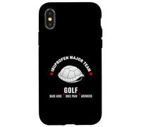 Golf Major Ibuprofen Golf Majors Team - Backswing & Backache Case for iPhone X/XS