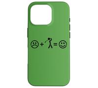Golf Makes Happy Funny Golfer Golf-Player Men Women Kid Case for iPhone 16 Pro