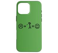 Golf Makes Happy Funny Golfer Golf-Player Men Women Kid Case for iPhone 16 Pro Max