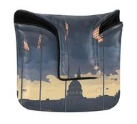 Golf Mallet Cover Magnetic Flags Buildings