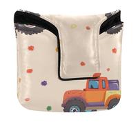 Golf Mallet Cover Magnetic Putters Headcovers for Most Brand Waterproof PU Leather Rainbow Monsters Truck Car Terracotta