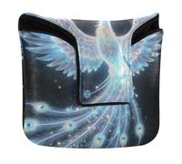 Golf Mallet Putter Cover Magical Glowing Gold Phoenix