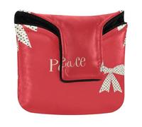 Golf Mallet Putter Cover with Magnetic Closure Golf Putter Headcovers for Most Brand Waterproof PU Leather Juneteenth Big Bow