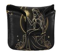 Golf Mallet Putter Head Cover Mystical Celestial Empress Art