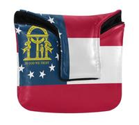 Golf Mallet Putter Head Cover with Magnetic Closure Flag of The State