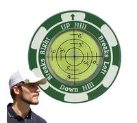 Golf Marker Hat Clip, Golf Green Reader Golf Trainer Accurate Reading Aid