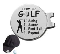 Golf Marker Hat Clip - Magnetic Sports Golf Marker Holder | Hat Holder with Golf Ball Marker 3x2.5cm, Stylish Glove Holders With Ma