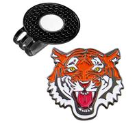 Golf Marker Hat Clip, Unique Tiger Design Ball Holder Clip, Magnetic Golf Ball Marker Holder, Magnetic For Men, Women