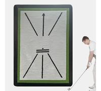 Golf Mat For Indoor And Outdoor Exercise, Artificial Grass Exercise Mat | Golf Swing Path Feedback Training Mat, Precision Golf Exercise Mat, Booster