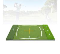 Golf Mat for Practice | Dual-Turf Design with Guide-Line and Cross-Line | Large Mat for Swing, Driving, Chipping, Putting, and Golf Simulator