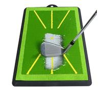 Golf Mat, Golf Strike Mat | Path Feedback Golf Striking Mat with Rubber Backing - Portable and Replaceable Golf Mat with Heavy Duty Rubber Base for