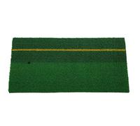 Golf Mat Indoor Outdoor Portable Double Color Grass with Marking Swing Mat Mini Practicing Pad for Home Backyard Training Practice PP Artificial Grass 60x30cm 610g
