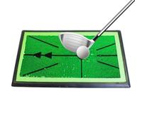 Golf Mat Practice Outdoor | Swing Path-Mat 20x12 Inches | Hitting Training Aids | Backyard Driving, Chipping Practices | Durable Portable Design | Indoor And Outside Use
