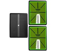 Golf Mat Training Aids Practice mats: 3-In-1 Golf Swing Training Aid Replaceable Mats For Winter Fairway, Durable Impact Non-Slip Rubber Base, For Golf Beginners & Enthusiasts