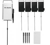 Golf Metal Proximity Marker, Closest to The Pin Marker Set- Includes Golf Course Fairway Distance Markers, Pens and Cards Perfect for Sports & Outdoors Golf Tournament Signs（4 Pack）