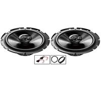 Golf MK4 Speaker upgrade Front Door Pioneer car speakers 6.5" 17cm + Rings 300W