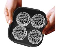 Golf Mold | Silicone Freezer Mould In 4 Golf Shapes | Large Round Ice Ball Shape - For Cocktails Tequila Juice Fruit Jelly Chocolate Vanilla Sauce Pudding