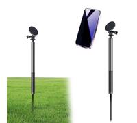 Golf Monopod Selfie Stick & Swing Analyzer - Phone Holder with Adjustable Tripod & Spike Stake for Recording Your Swing