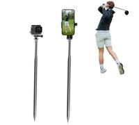 golf Monopod Stick for Recording Your Swing, Portable Golf Phone Holder and Training Aid, Adjustable Height Stand