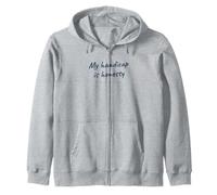 Golf My Handicap Is Honesty Bogey Putting Funny Golfer Zip Hoodie