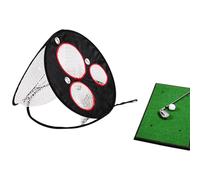 Golf Net Golfer - Foldable Tools Indoor And Outdoor, Flexible Exercise Net The Backyard, Portable Chipping Target Stand | Golf Exercise Net Men's Father Daily Sports Home Garden P