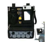 Golf Next Soft - Soft Golf Pouch, Protable Aarlin Tag | Zipper Accessory Pouch with Durable Clip for Golf Cart and Carrying Use, Water Resistant Organizer for Keys Wallet Coin