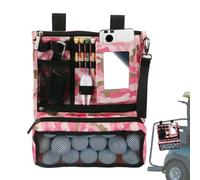 Golf Next Soft - Soft Golf Pouch, Protable Aarlin Tag | Zipper Accessory Pouch with Durable Clip for Golf Cart and Carrying Use, Water Resistant Organizer for Keys Wallet Coin