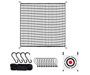 Golf Night Net, Backyard Golf Net, Heavy Durow or Whether You Practice Security Guard, Tea Ball Swing Training Simulator, Golf Driving Barrier Net with Target Cross for Football, Volleyball and