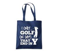 Golf on Days End with a Y Tote Shopping Bag 10 Litres Capacity 42 x 38cm