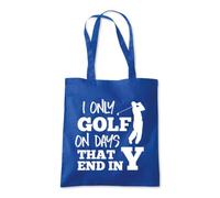 Golf on Days End with a Y Tote Shopping Bag 10 Litres Capacity 42 x 38cm