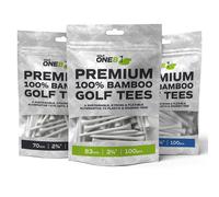 GOLF ONE8 BAMBOO GOLF TEES - BUMPER PACKS