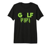 Golf Papa with Golfball Graphic Premium T-Shirt
