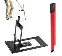 Golf Path Trainer Adjustable Putter Training Board Tool