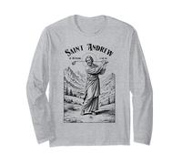 Golf Patron Saint Andrew Funny Golfer Golfing Player Long Sleeve T-Shirt