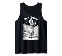 Golf Patron Saint Andrew Funny Golfer Golfing Player Tank Top