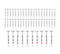 Golf Pegs Tees,Transparent Golf Tees | Golf Accessories T-shirts,Unbreakable Flag Design Golf Tees, Golf Training Practice, Multifunctional for Training