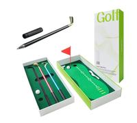 Golf Pen Set for Desktop | Funny Novelty Desk Accessories,Golf Writing Tool Desk Games For Adults,For Golfer Father Boyfriend Husband Sports Lovers Office School Home