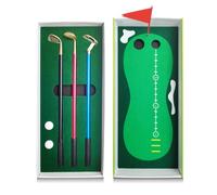 Golf Pen Set | Writing Tools And Unique Desk Toys | 3 Small Golf Pens With 2 Mini Golf Balls,For Work, Study, Home, Office, School, Birthday, Men, Women, Father, Friend, Colleague