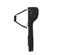 Golf Pencil Bag Nylon Golf Bags Scratch Resistant Waterproof Golf Storage Pouch With Zipper Large Capacity Durable Portable Sporting Accessories Pencil Golf Bag(Black)