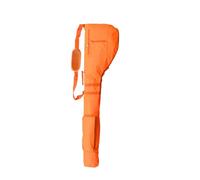 Golf Pencil Bag Nylon Golf Bags Scratch Resistant Waterproof Golf Storage Pouch With Zipper Large Capacity Durable Portable Sporting Accessories Pencil Golf Bag(Orange)