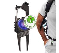 Golf Pitch Repair Tool | Portable Metal Golf Ball Marker,Lightweight Bottle Opener & Groove Cleaner for Golfers