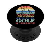 Golf Player All Men Are Created Equal Funny Golfer Golfing PopSockets Adhesive PopGrip
