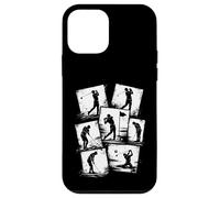 Golf Player Collage Vintage Golfer Swing Silhouette Boys Men Case for iPhone 12 mini
