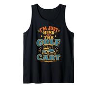Golf Player Golf Cart Course Golfer Tank Top
