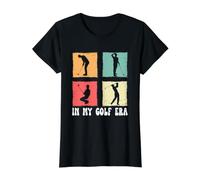 Golf Player Golfing Funny Sports Golfer in My Golf Era Value Graphic T-Shirt, Women, Black, M
