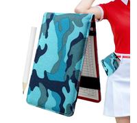 Golf Pocket Scorebook - Oxford Cloth Design, Includes Pencil, Golf Notebook Yardage Book, Camouflage Scorebook, Club Scorecard, Outdoor Sports Gadget Men Women Golfers Portable Journal