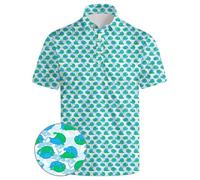 Golf Polo Shirts for Men Funny Print Quick Dry Short Sleeve Performance Golf Shirts Moisture Wicking Polo Shirts, Funny-turtle, 3XL