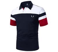 Golf Polo Shirts for Men, Golf Tops for Men, Golf Shirts Mens UK, Men's Golf Shirts, Mens Golf Polo Shirts Mens T Shirt Sales Clearance Men's Golf Shirts Tops Navy